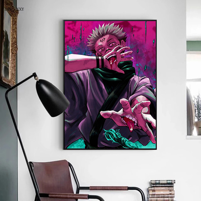 Anime ninja personagem uchiha shisui desenho animado pintura decorativa  preto e branco retro arte cartaz da lona - AliExpress