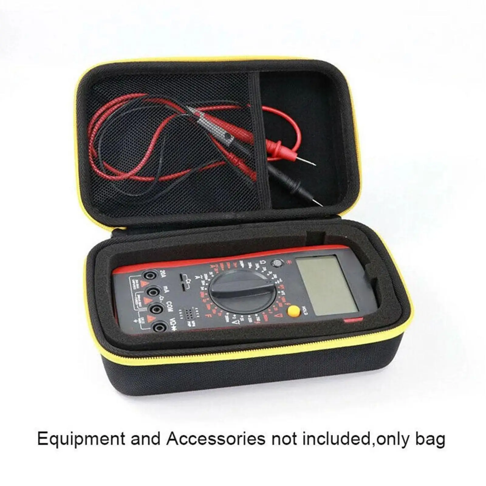 Hard universal meter Meter Soft Case Lightweight with Handle mesh Metal Zipper Portbale Handy Carrying Case for F115C