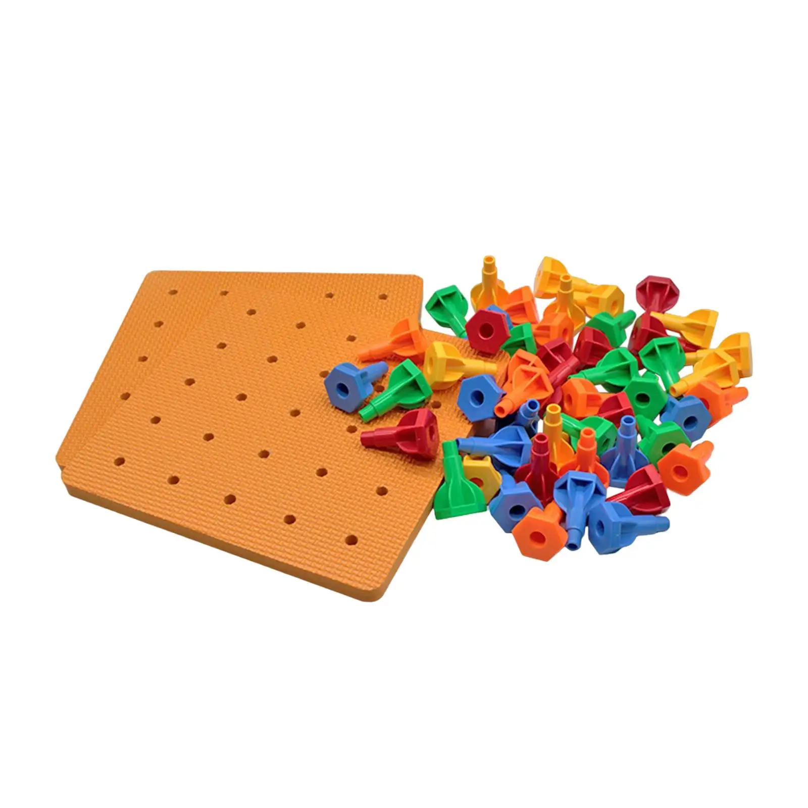 Peg Board Toys Color Sorting Gifts Preschools Learning Set Colorful Educational Toys for Girls Boys Kids Children Toddlers