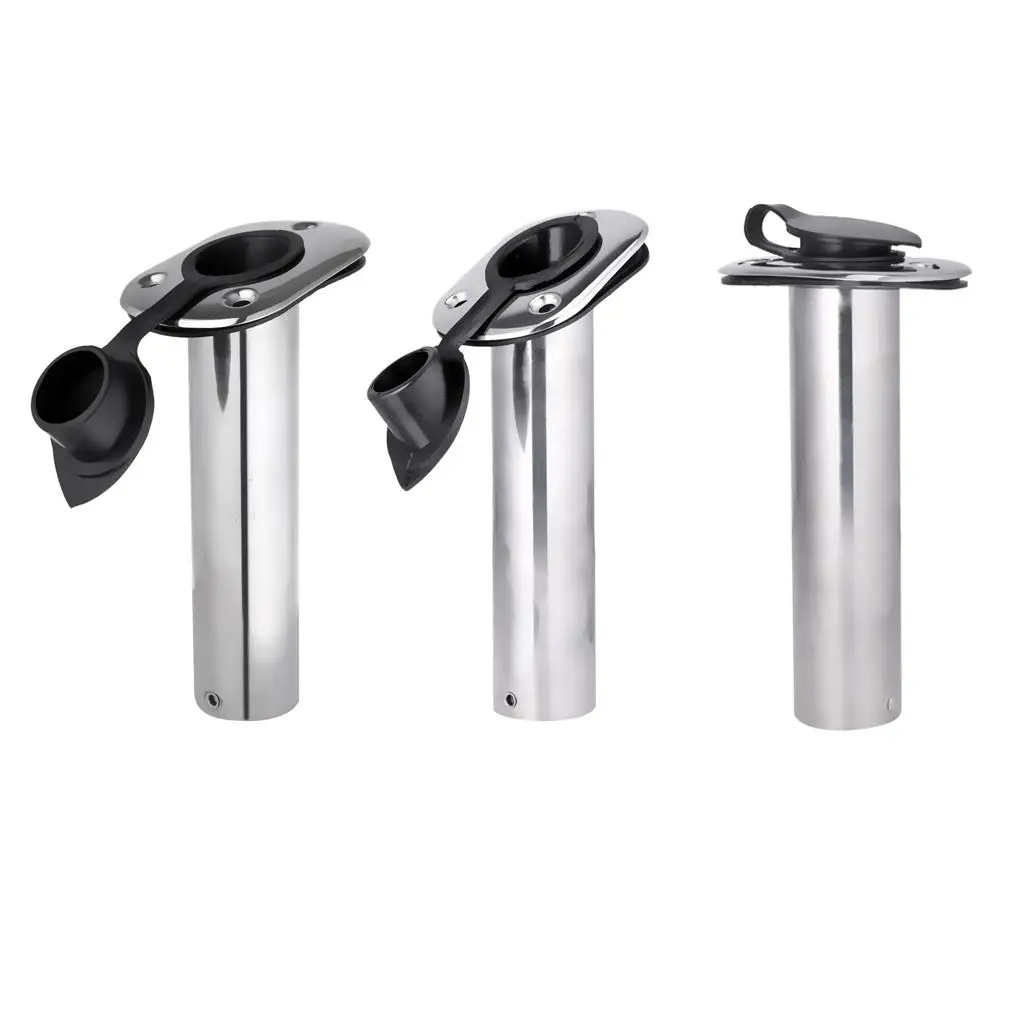 Stainless Steel Fishing Rod Holder Flush mountinging Stand
