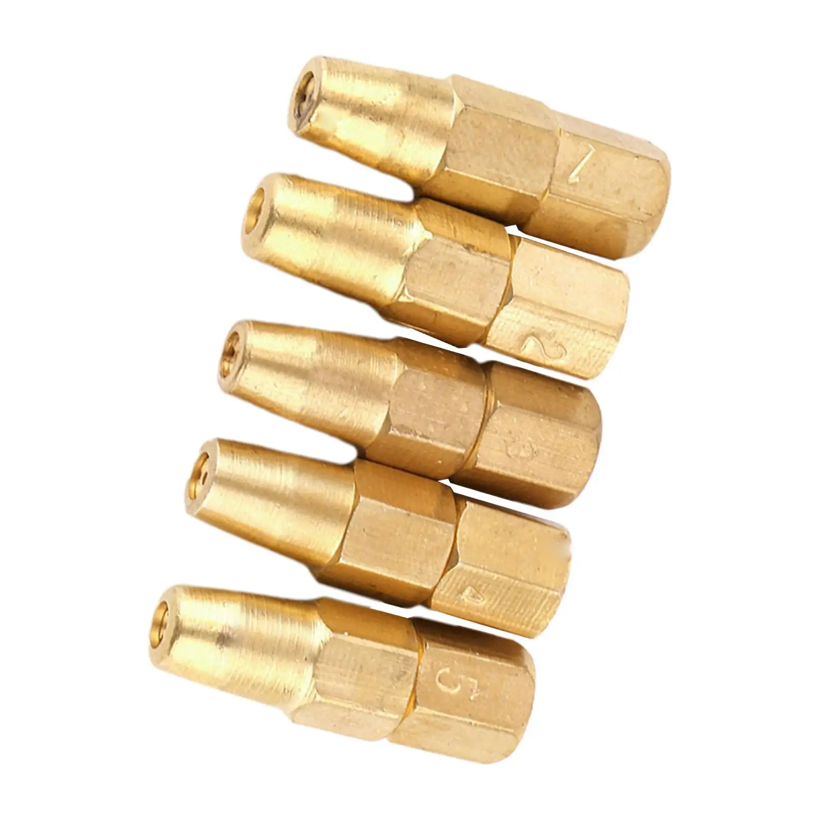 5x Welding Nozzle Tips Practical 0.5mm 0.6mm 0.7mm 0.8mm 0.9mm for H01-2 Welding Tools Holder Accessory Replacement Repair Parts