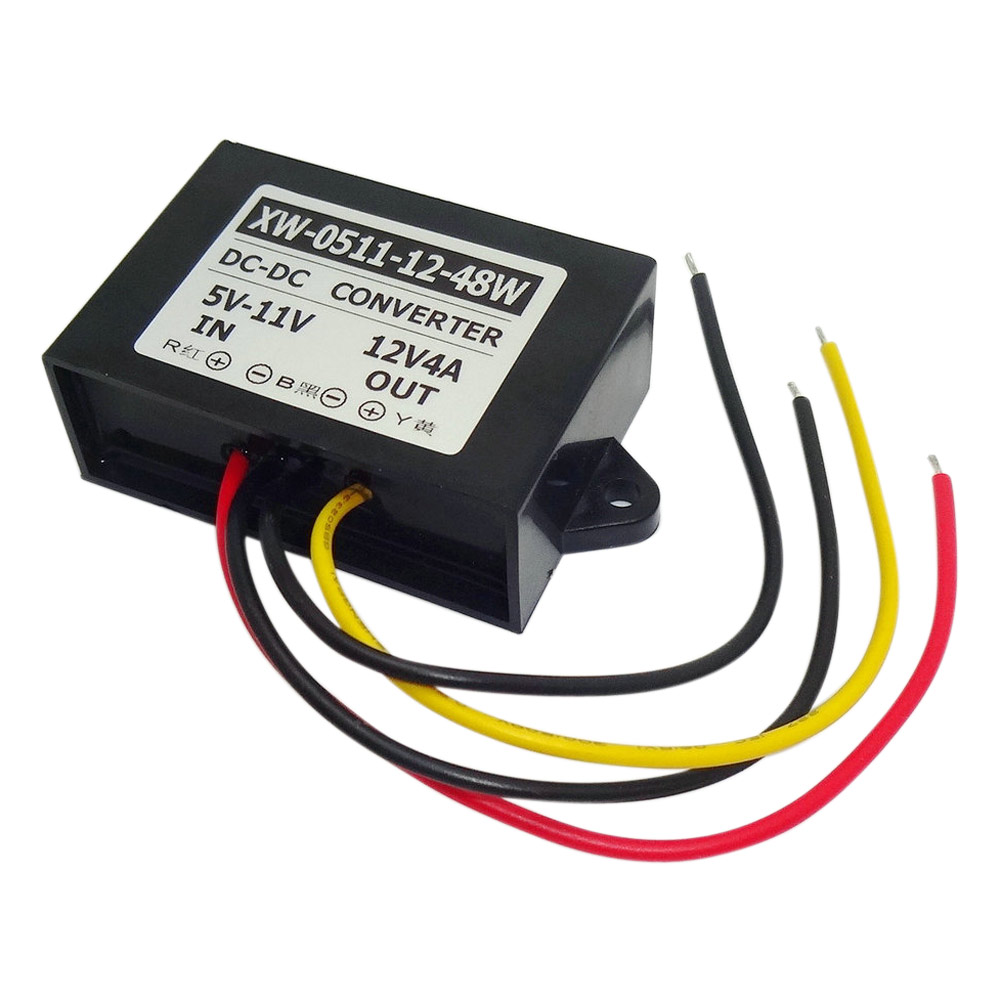 Description Picture 3 of itemDC 5V- 11V Step Up To 12V 4A Boost Converter 48W Transformer Voltage Power Supply Converter Regulator Waterproof Module for Car