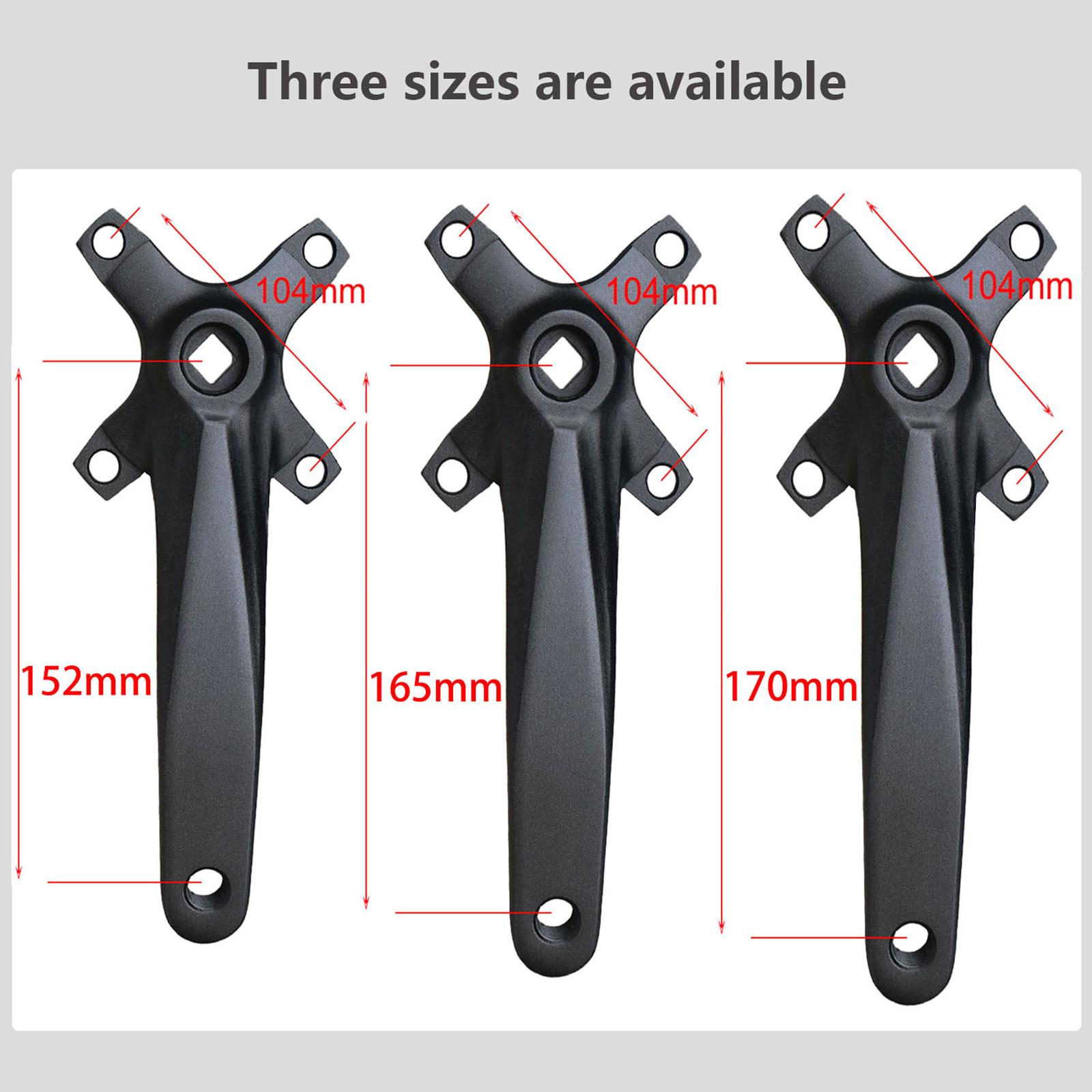 Bike Crank Arm Set Mountain Bike Crank Arm Set 104 BCD for MTB Road Bike Bicyle Accessories