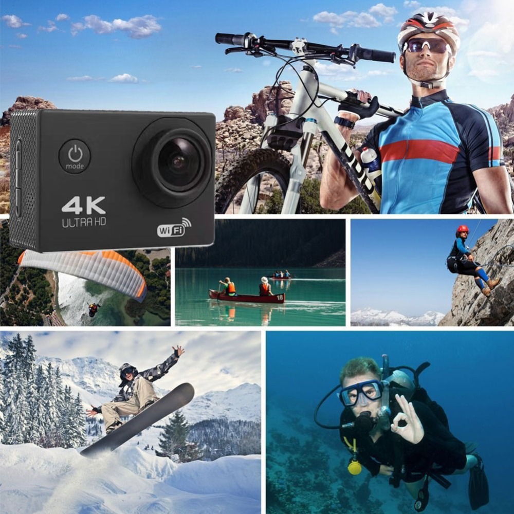 Caméra sport ultra hd 4k étanche avec wifi et télécommande_voghion.com
