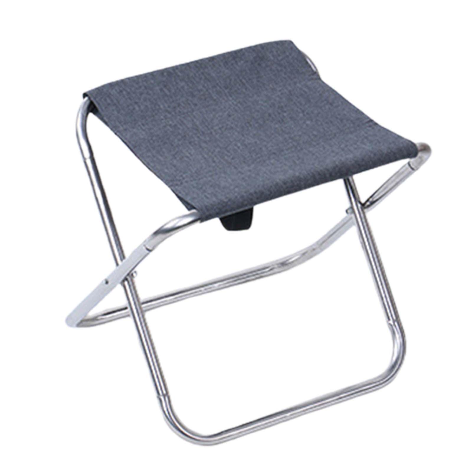 Folding Stool Camping Outdoor Reusable Fishing Seat Mini Camping Seat Adults Saddle Chair for Park Lawn Festival Patio