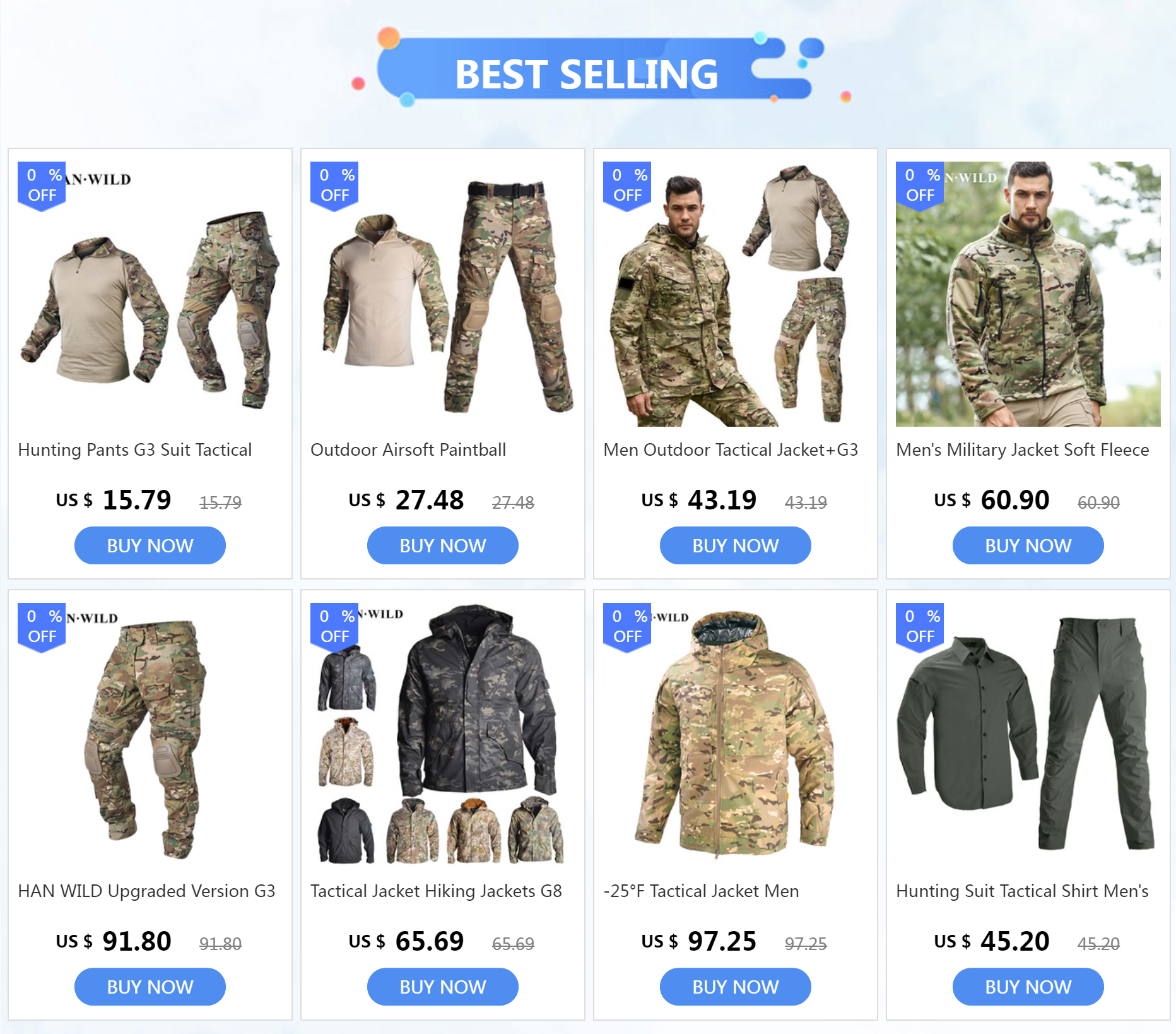 Combate Ternos, Camuflagem Camisas, Carga Joelheiras Calças, Roupas Exército, Novo