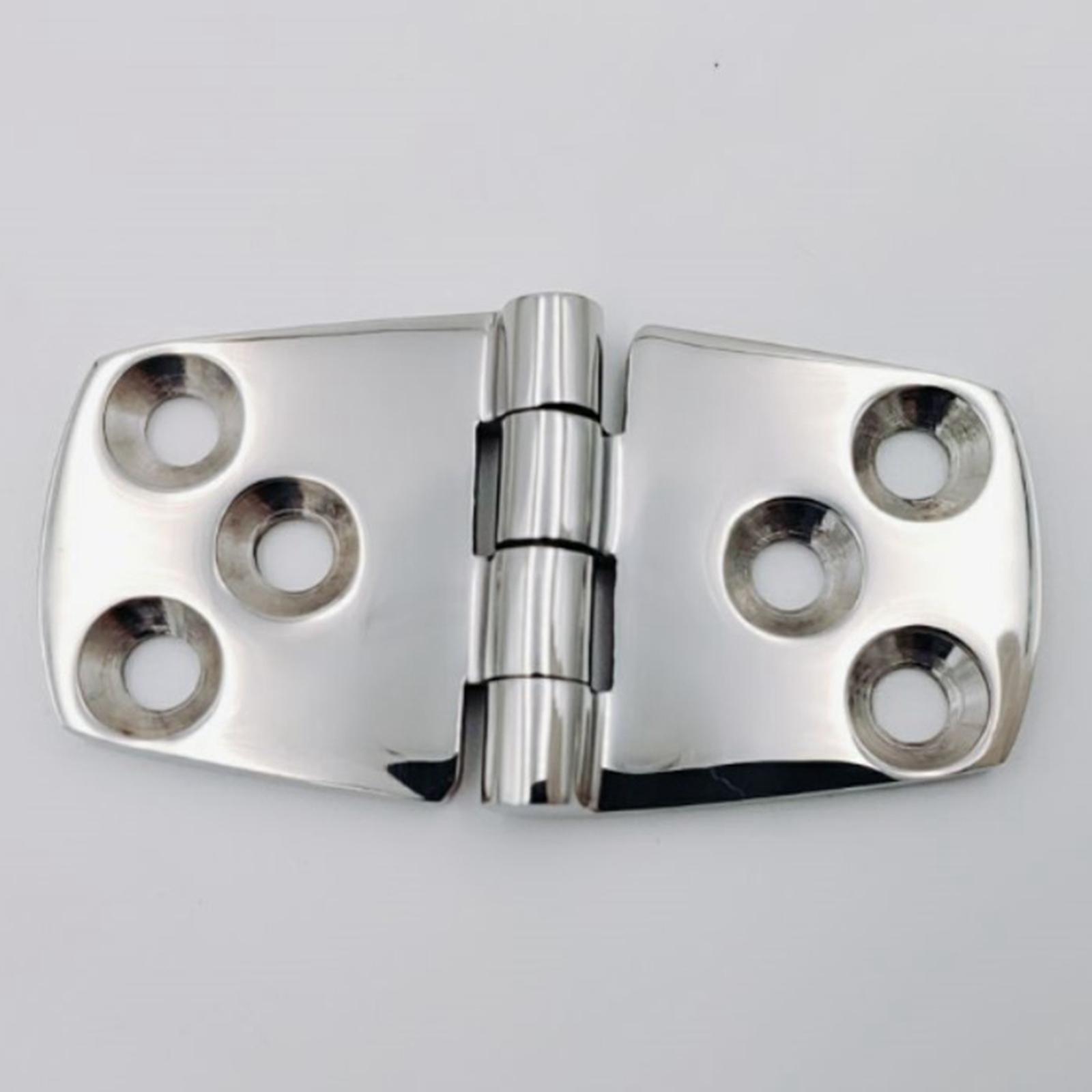 Marine Hinge 6 Holes Cast Solid Stainless Steel for Window RV Folding Door