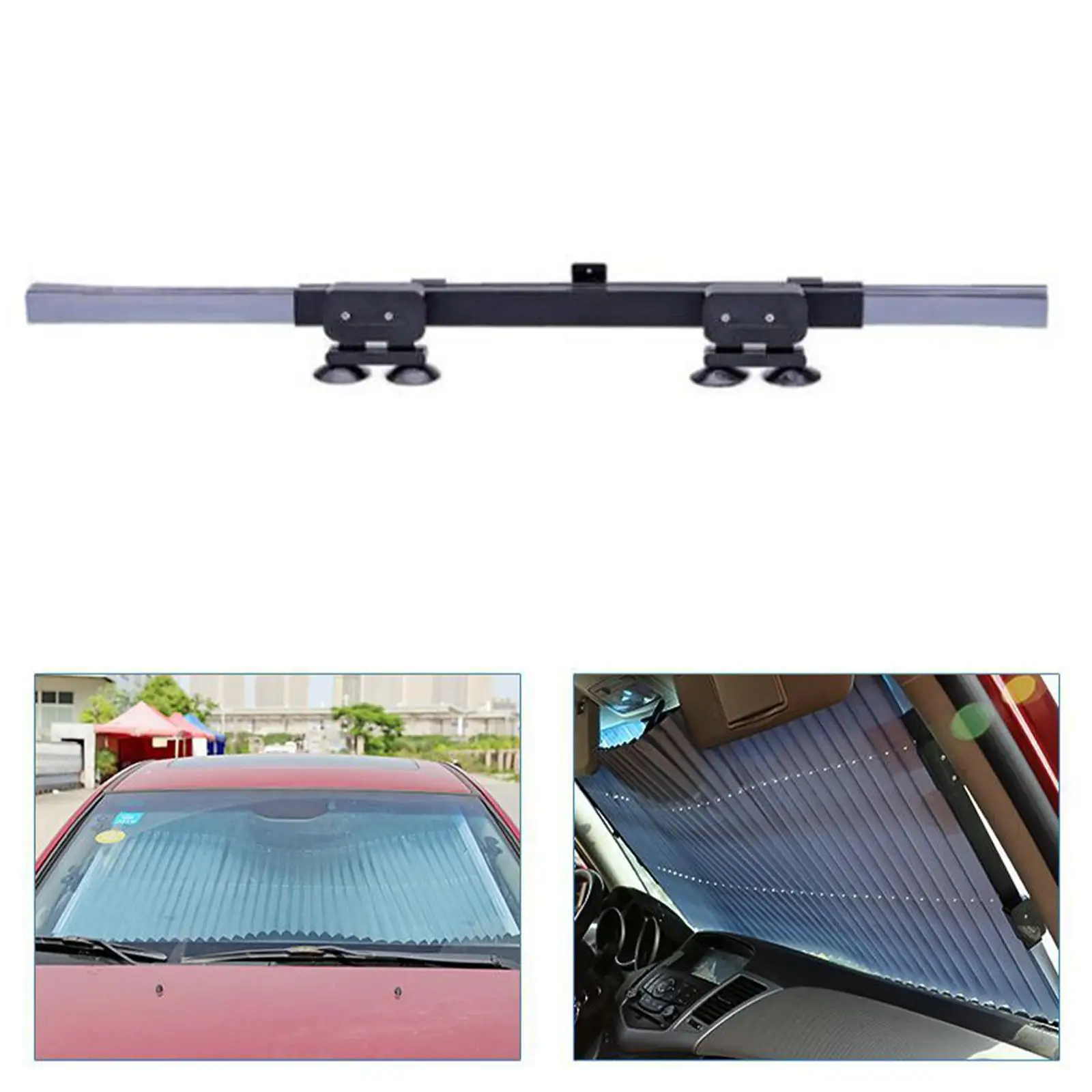 Car Windshield Sunshade Cover Curtain Front Fit for Keep Vehicle Cool
