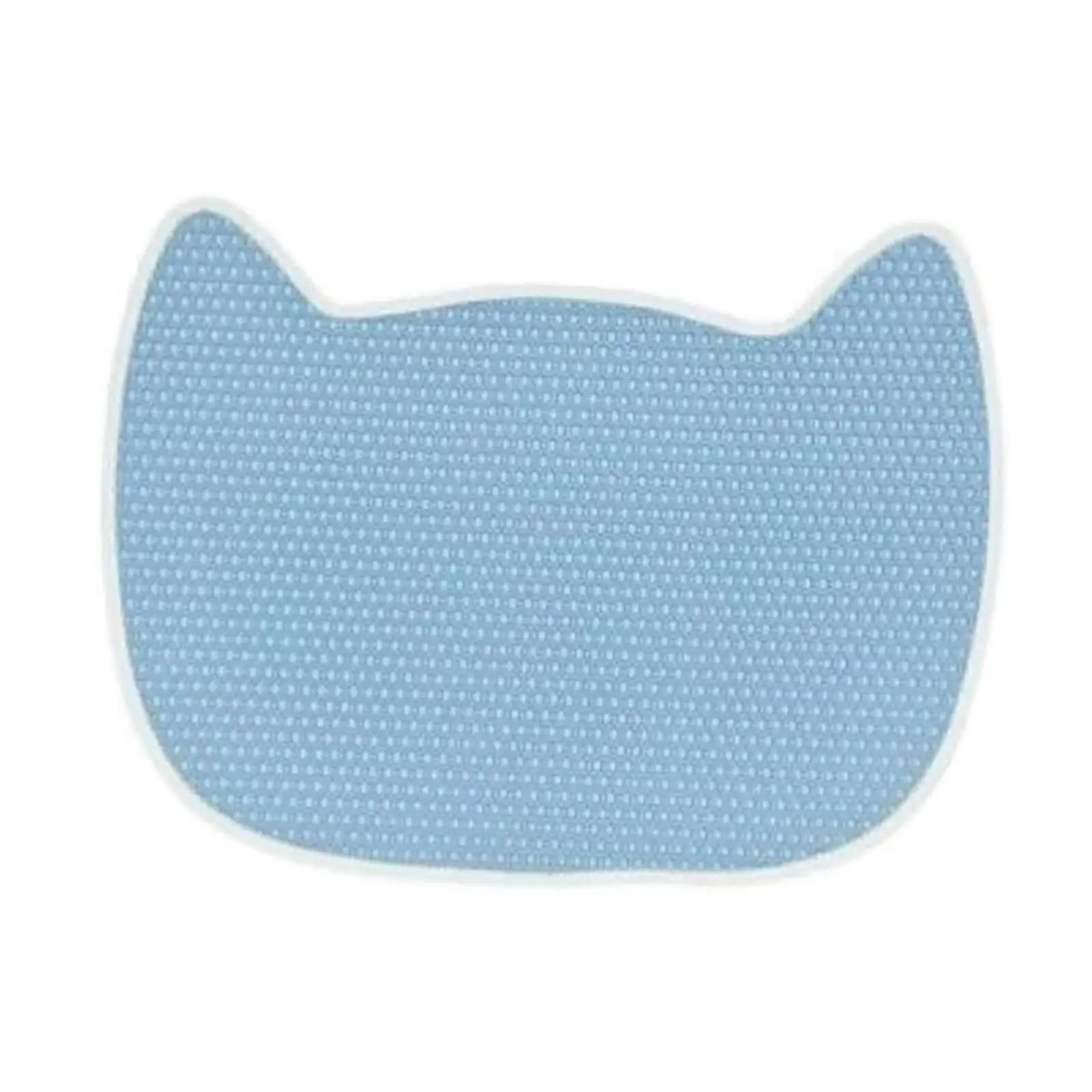 Large Cat Litter Mat, Rug Floor Protecter pad Concave EVA Washable for Feeding House Supplies Litter Tray Accessories