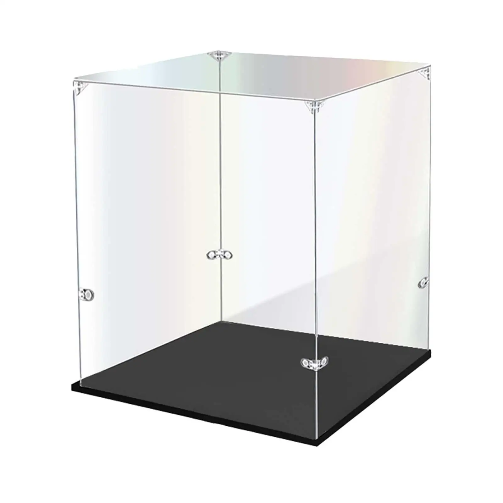 Clear Storage Holder Countertop Acrylic Box Showcase Assemble Box Clear Acrylic Display Box for Action Figures Display Model Car