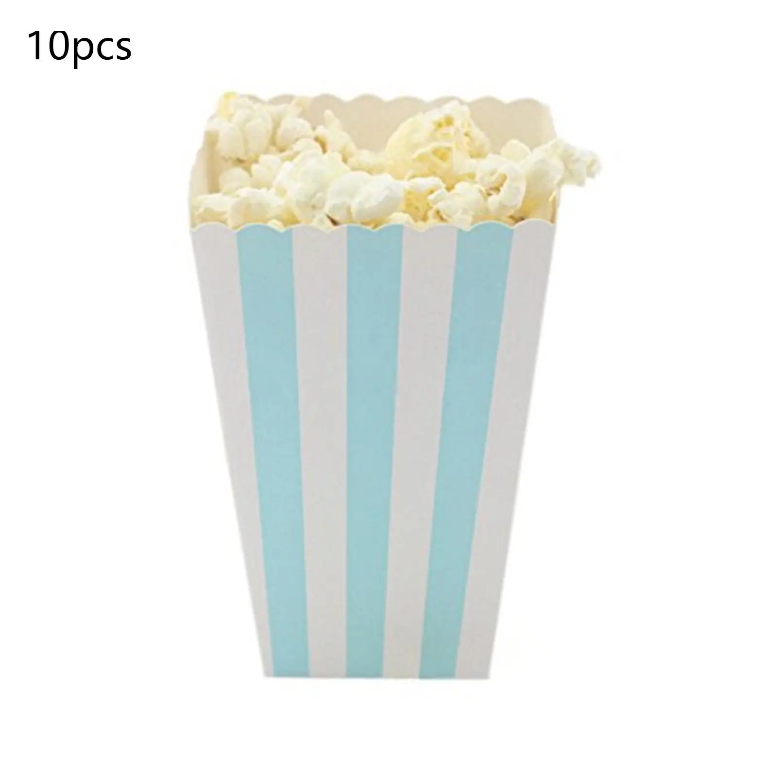 12pcs Popcorn Boxes Paper Gift Candy Bags Containers for Family Movie Night Theaters Festivals Party Wedding Supplies