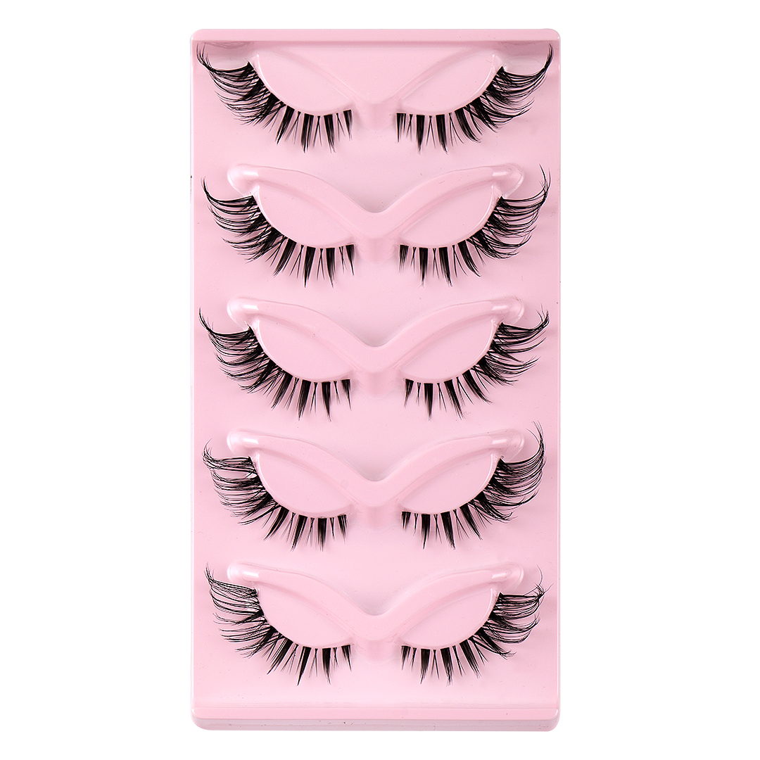 Best of 5 Pair 3D Cat Eye Lashes Fox Eye Fluffy Soft Natural Mink False Eyelashes Faux Makeup Fake Eyelash Reviews & Tips