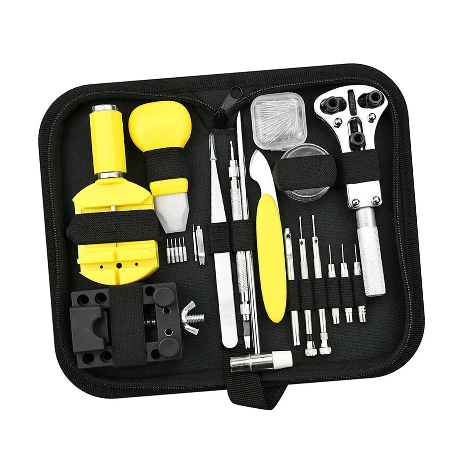 147Pieces Watch Clock Repair Tool with Carrying Case Replaces Adjustment Repair Tools Durable Back Case Remover Housing Opener