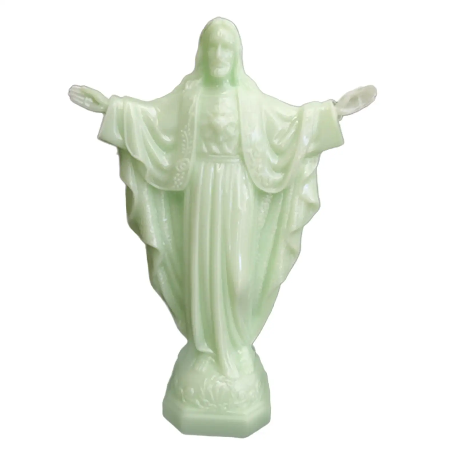  Statue Christian Collectible Feng-Shui Ornament for Church Office Desktop Home