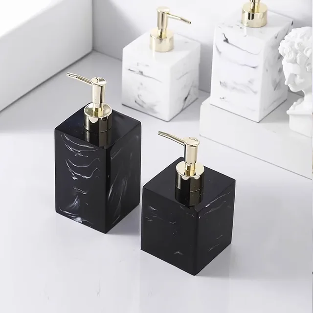 Bình đựng dầu gội sữa tắm khách sạn resin 01