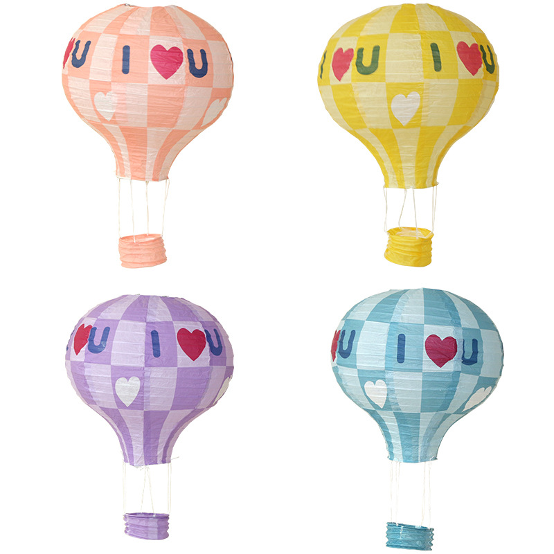 Description Picture 5 of item12inch 30cm DIY Hanging Hot Air Balloon Paper Lanterns Reusable Party Ball Lamps Decor Halloween Christmas Wedding Birthday
