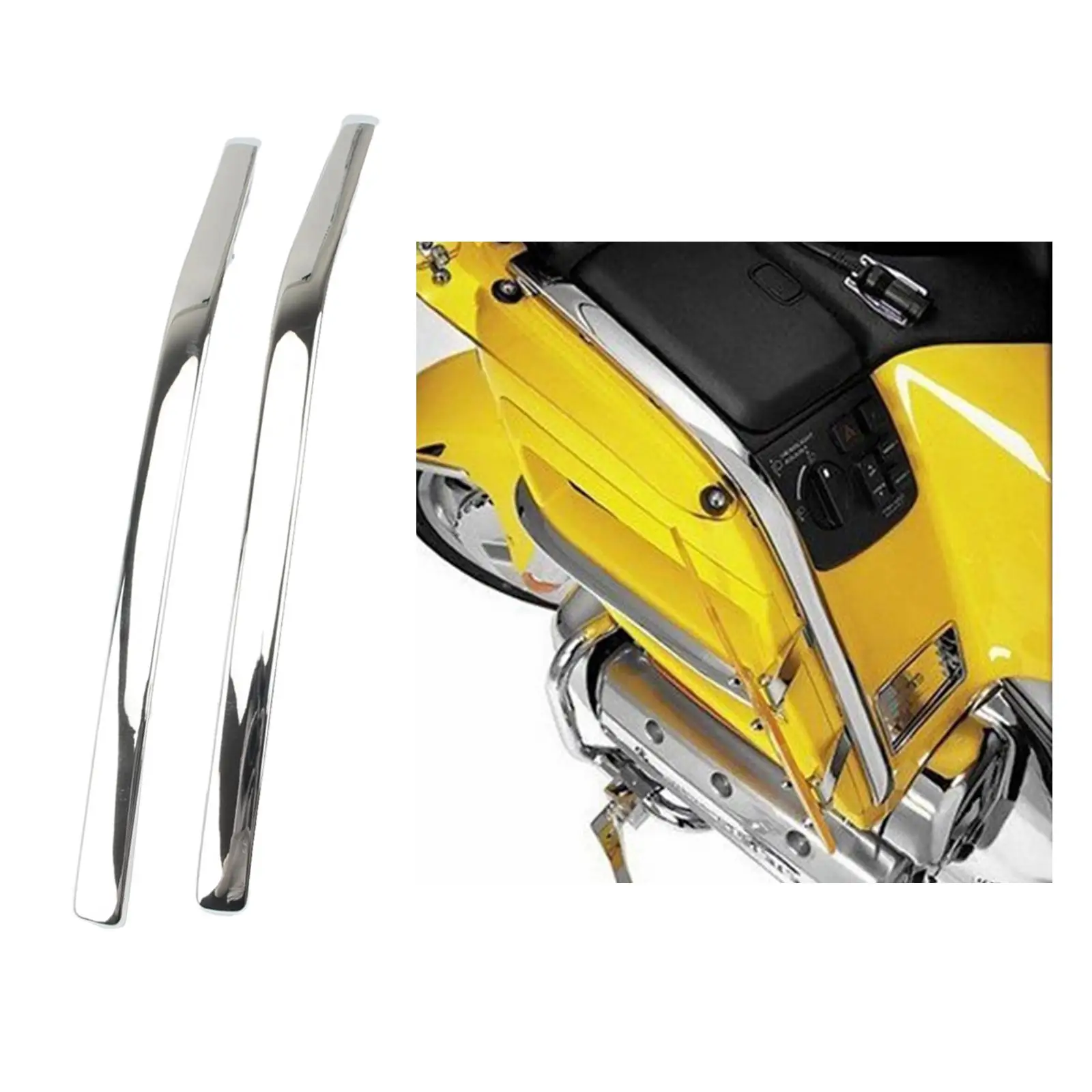 2pcs Motorcycles Connecting Fairing Strake for GoldWing GL1800 01-11
