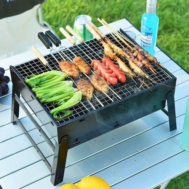 Electric Table Top Grill Bbq Barbecue Garden Camping Cooking Indoor 1300w - Bbq  Grills - AliExpress