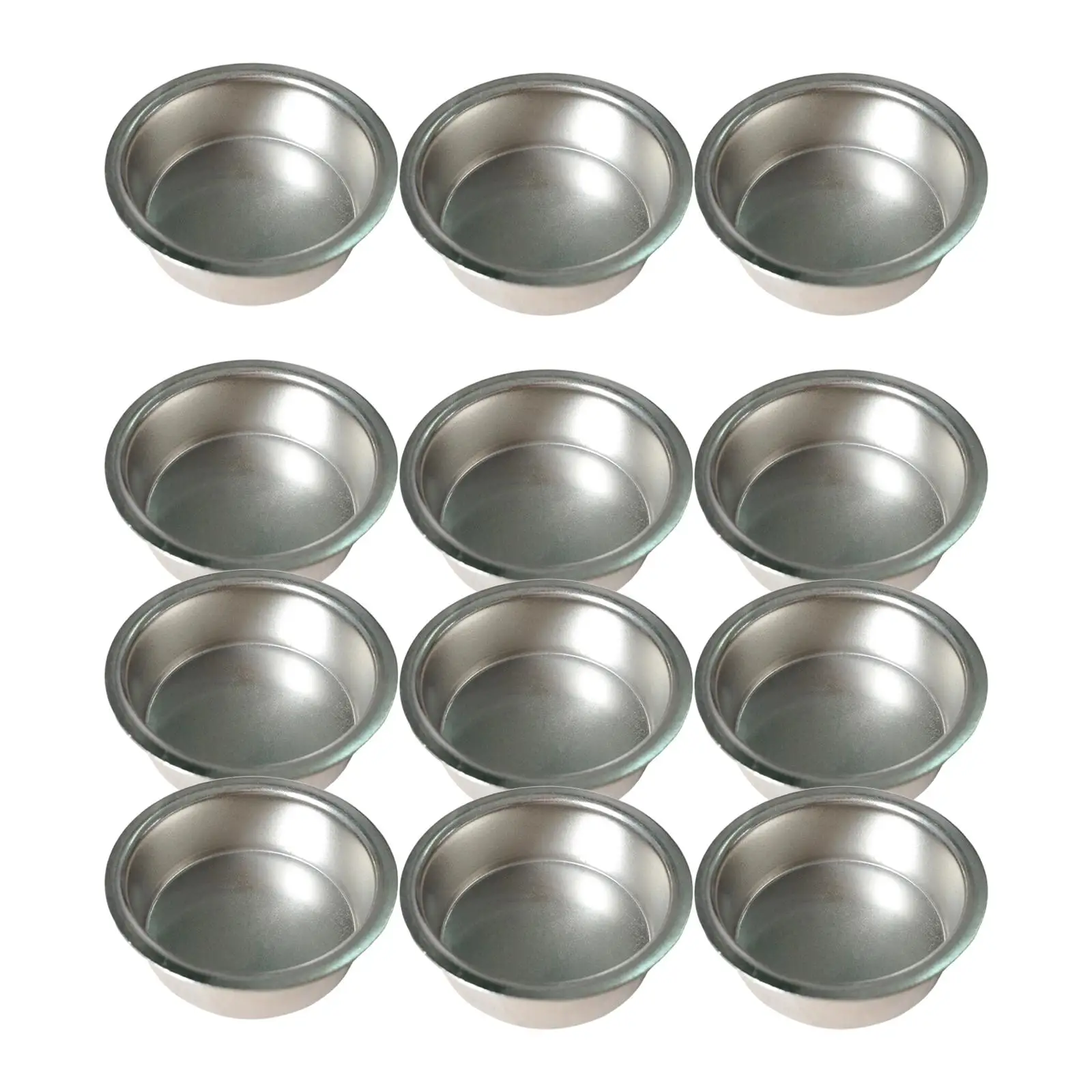 12Pcs Tea Light Candle Cups for Lamp or Candle Making Empty Tea Light Tins
