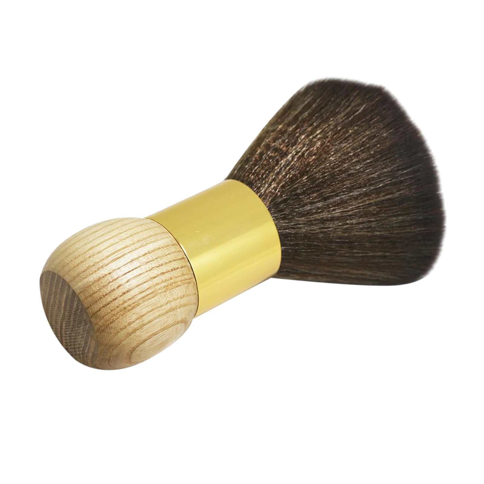 Professional Wooden Neck Duster Brush Hairbrush for Barber Styling Tool