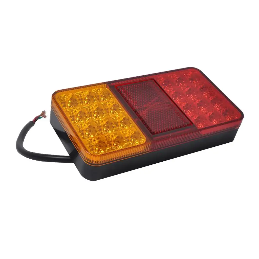 Universal 24 LED Tail Light Signal Indicator for Truck Trailer