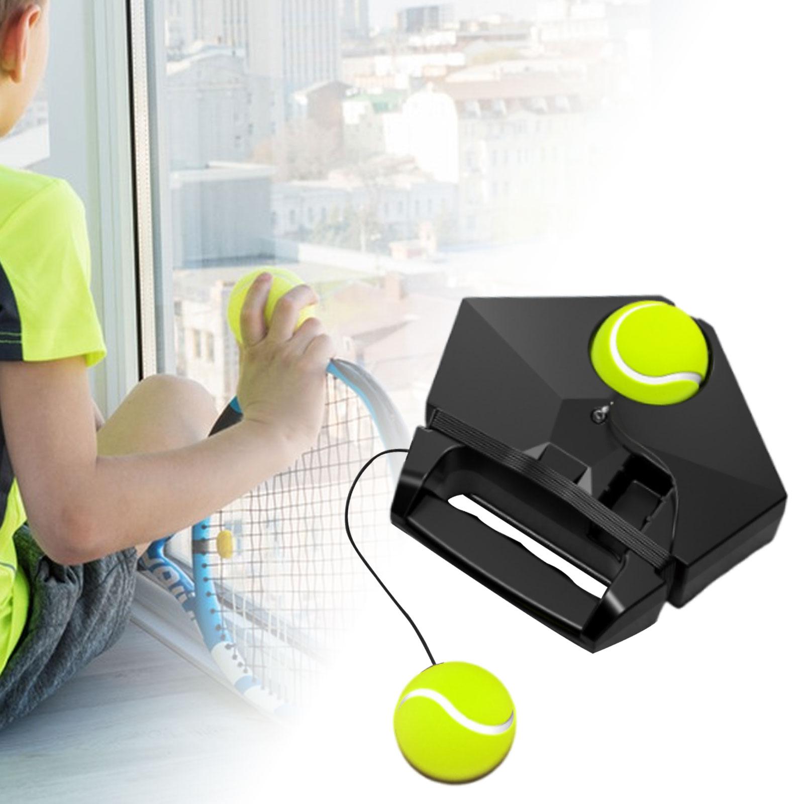 Single Tennis Ball Trainer for Beginner Accessory Self Training Portable with Ball Teaching Aid Device Durable Tennis Baseboard