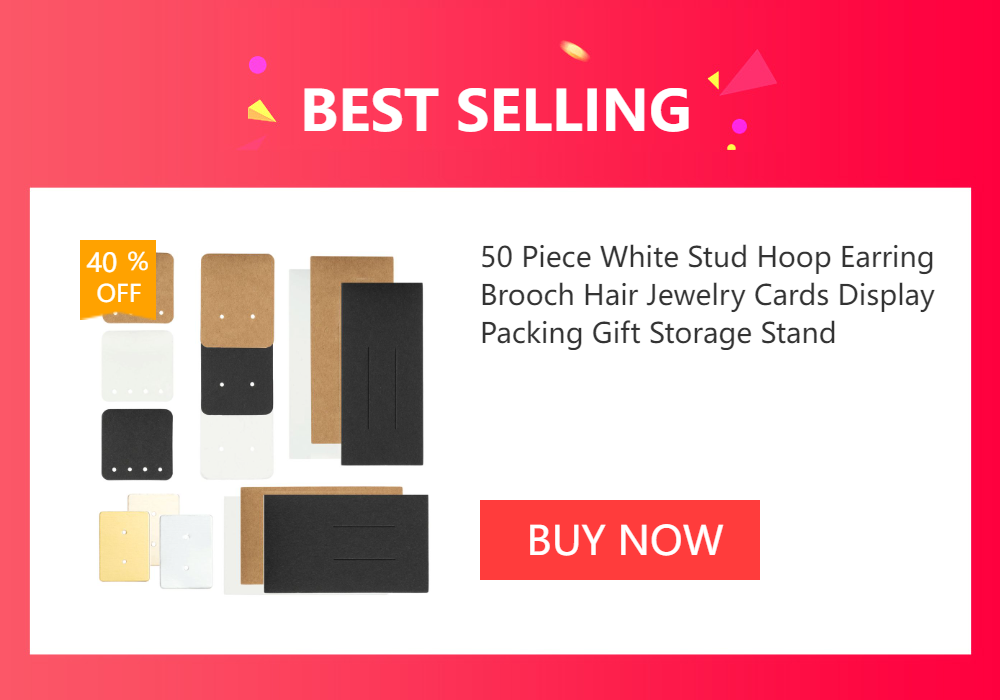 100pc Transparent Necklace Card Chain Collect Self-Stick Plastic Bags For Packaging Small Businesses Gift Jewelry Holder Display