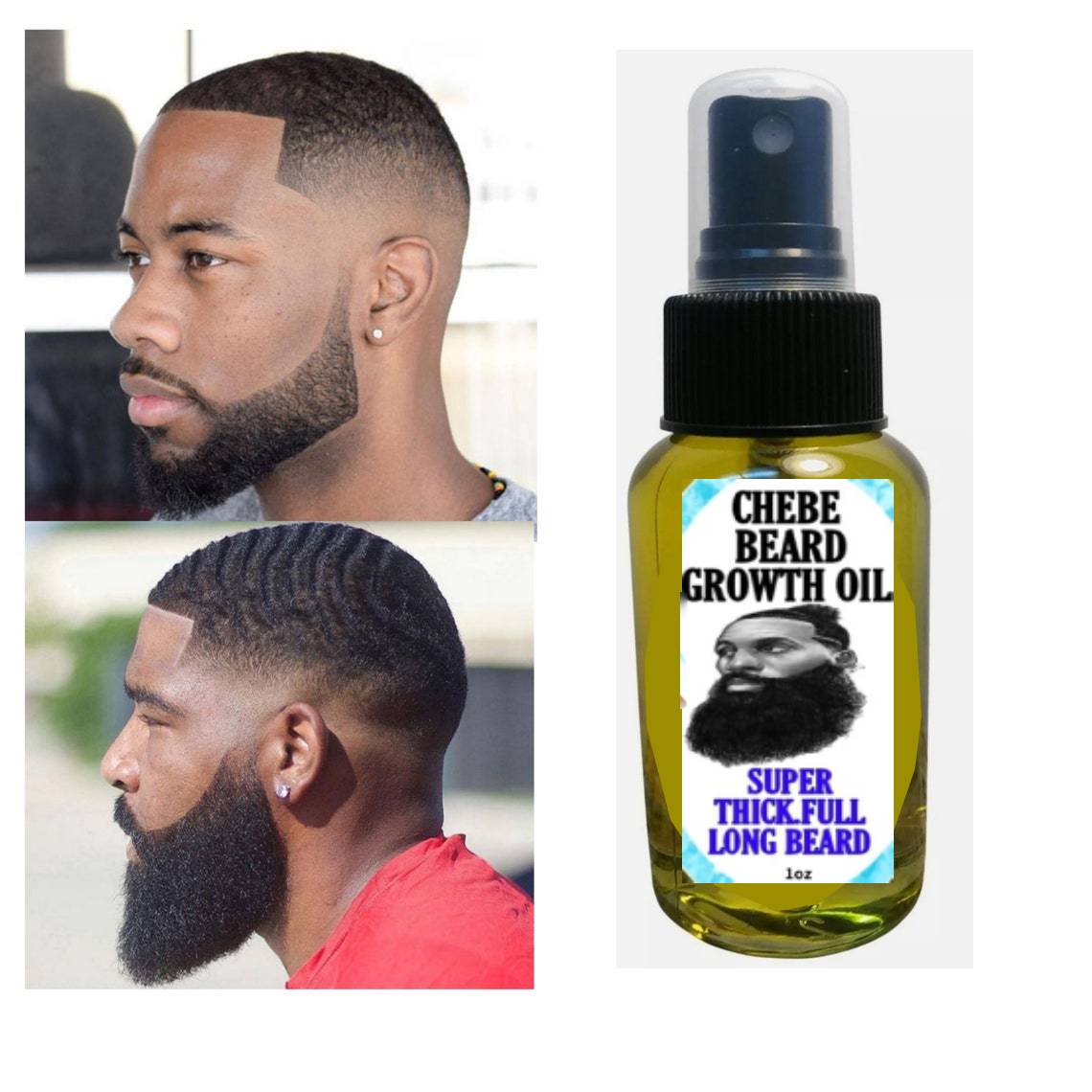 Best of Chebe Beard Growth Oil Serum Fast Growing Hair Mustache Facial Hair Grooming For Men Thick Long Reviews & Tips