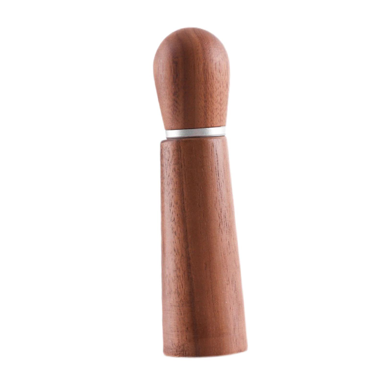 Coffee Distributor  Walnut Handle Tamper  Dispensing Kitchen