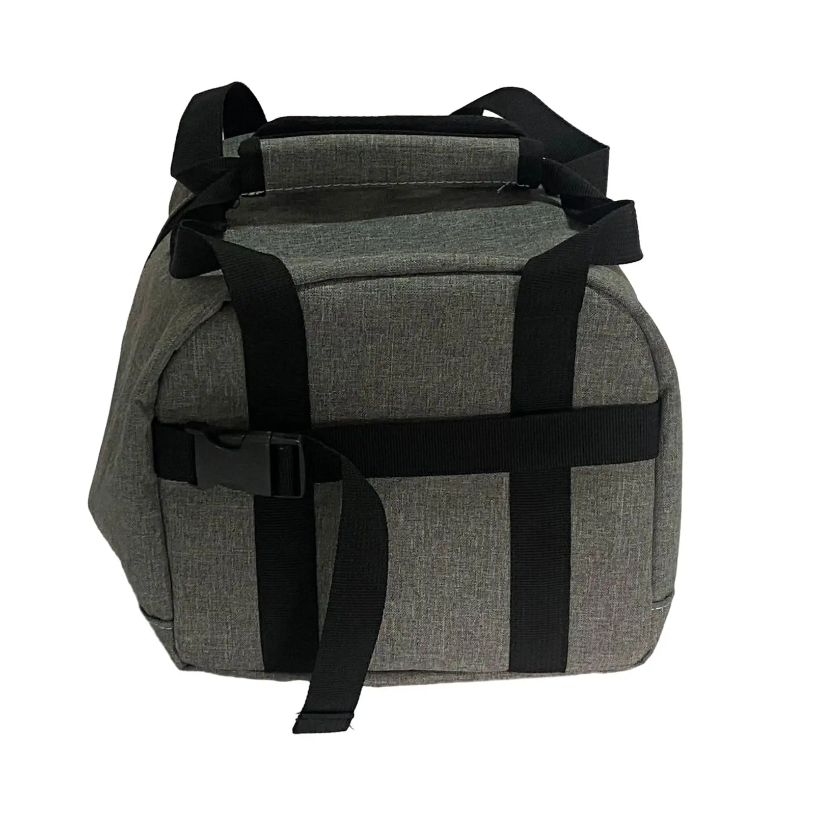 Single Bowling Ball Bag Durable Double Zipper Compact Easy to Carry with External Mesh Pocket Oxford Cloth Handbag for Women Men