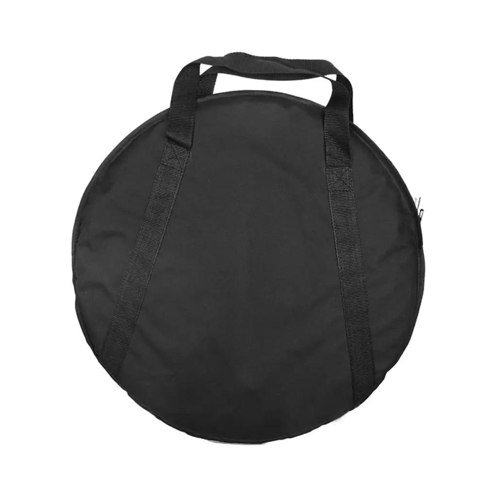 4 600 Fabric Cymbal Bag Thickned Water Resistance   Handbag Carry Case with Handle Drum Black
