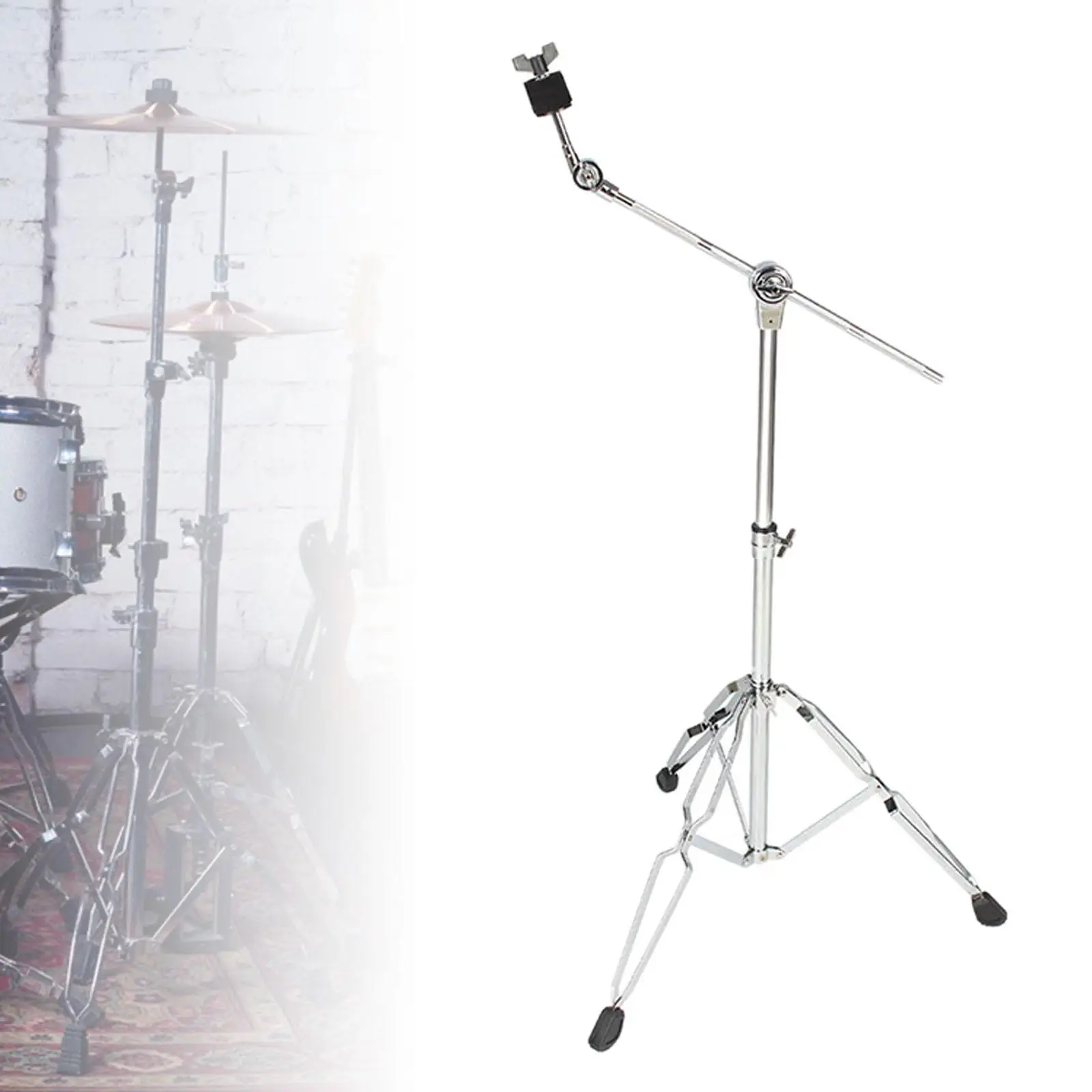 Cymbal Stand Adjustable Foldable Full Metal Universal Stable Accessories