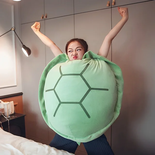  Srutirbo Wearable Turtle Shell Pillow, Removable
