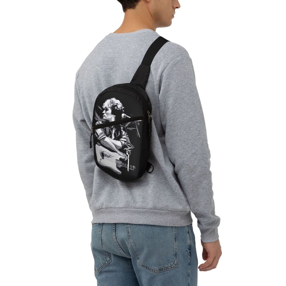 Personalizado Viktor Tsoi Sling Bag Homens Moda