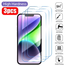 3pcs Screen Protectors For iPhone 14 13 12 11 Pro Max Tempered Glass For iPhone Xs Max X Xr 6 6S 7 8 plus 5 5S SE 2020 Glass