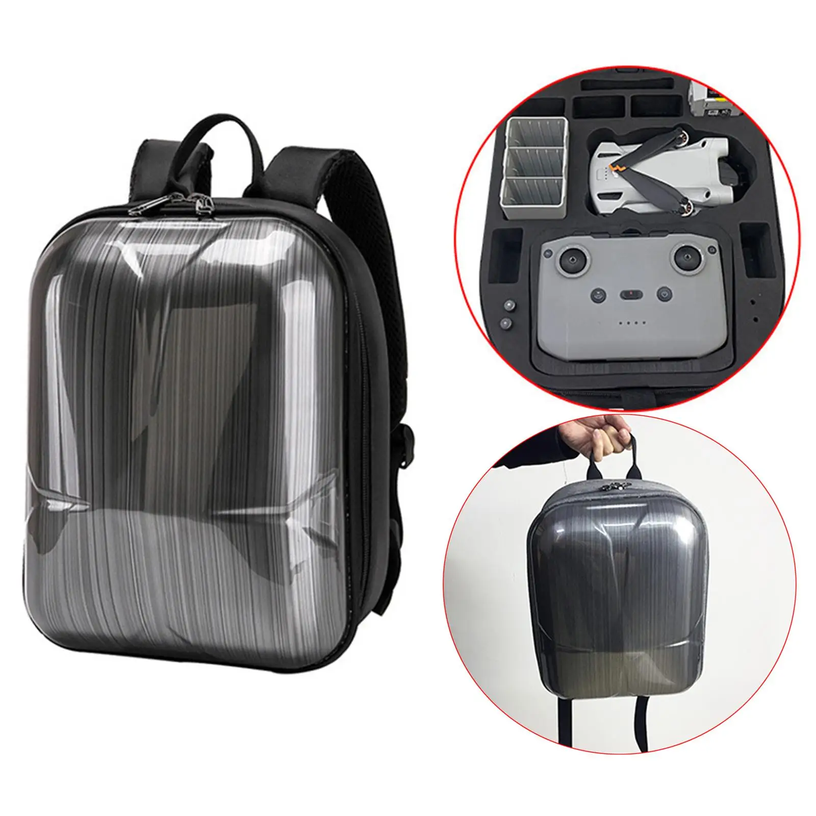 Hard Storage Carrying Case Backpack Hard Shell Drone Body Storage Protective Box Storage Bag for Mini 3 Pro Drone Battery