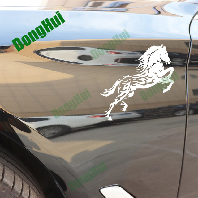 Horse Replica Ferrari Stickers Car Motorcycle Helmet Decal Helmet Stickers  2pcs