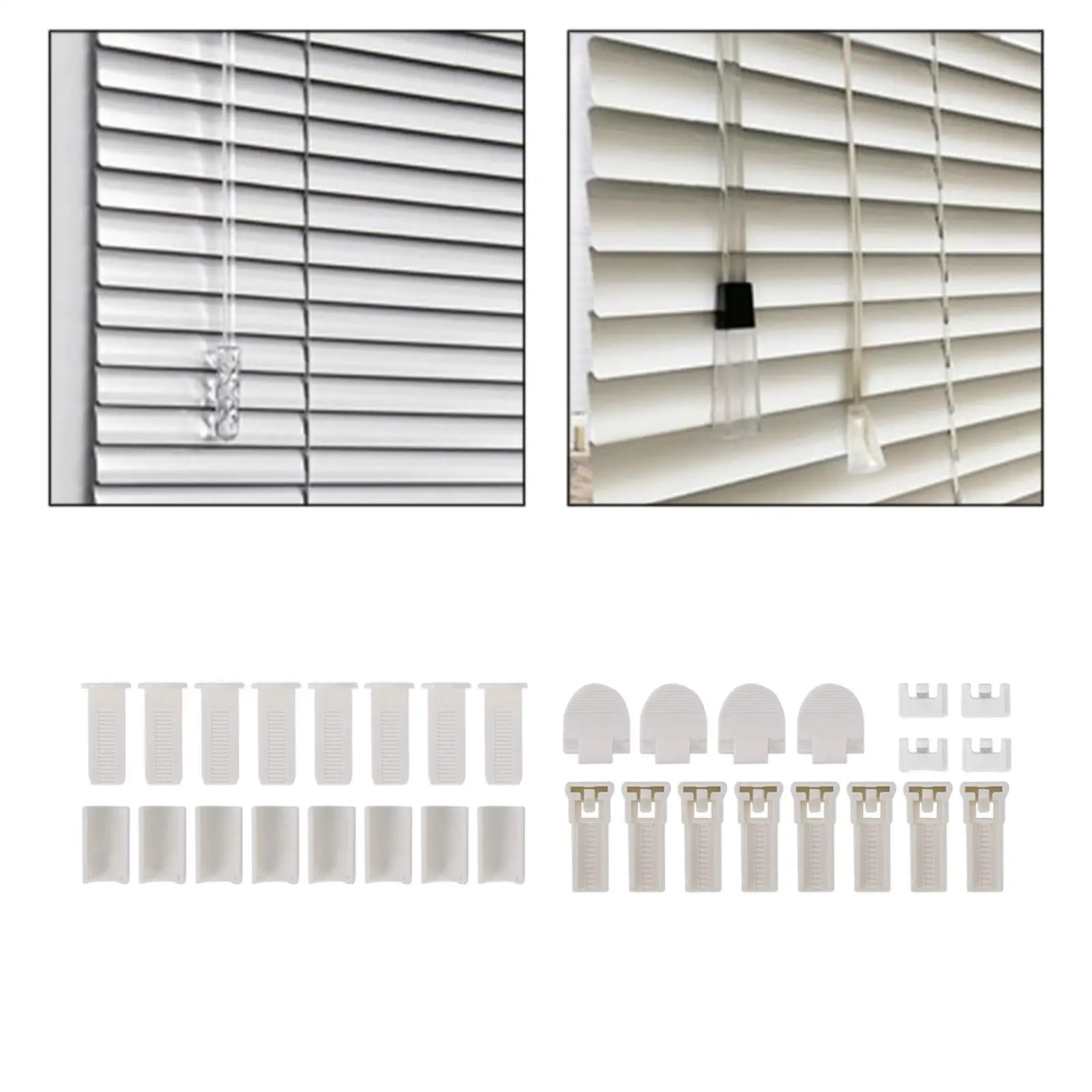 32x Vertical Blind Repair Set Home Window Replacement Accessories Durable
