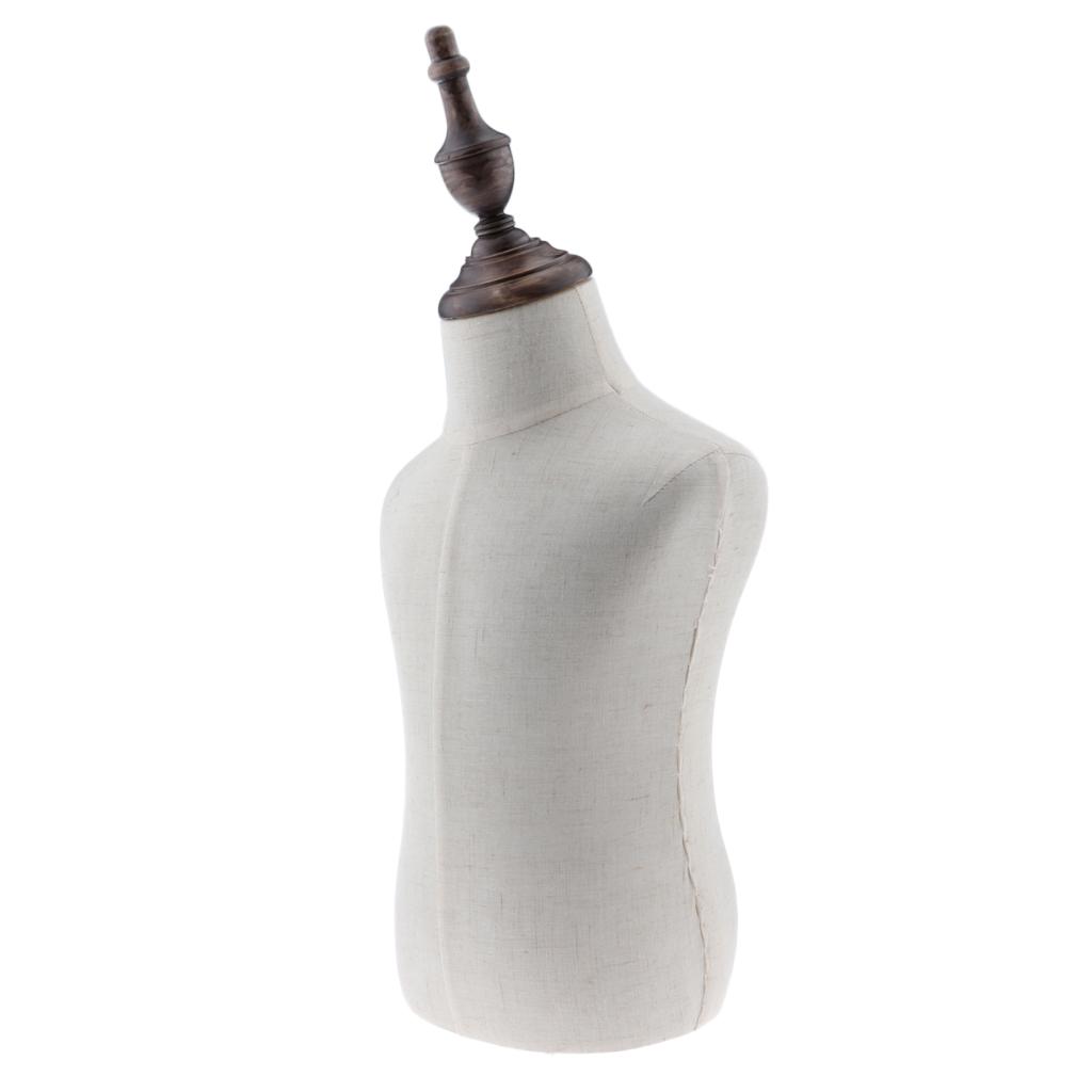 Description Picture 2 of itemChild Fabric Torso White 2 Years Old Kids Body Form Mannequin Shop Display
