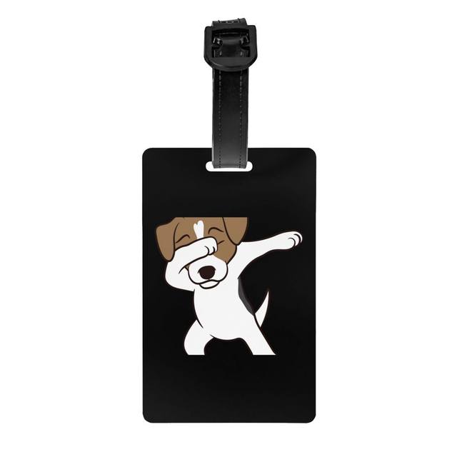 Funny Bad Dog Jack Russell Terrier Luggage Tags for Suitcases Cute Animal  Baggage Tags Privacy Cover Name ID Card - AliExpress