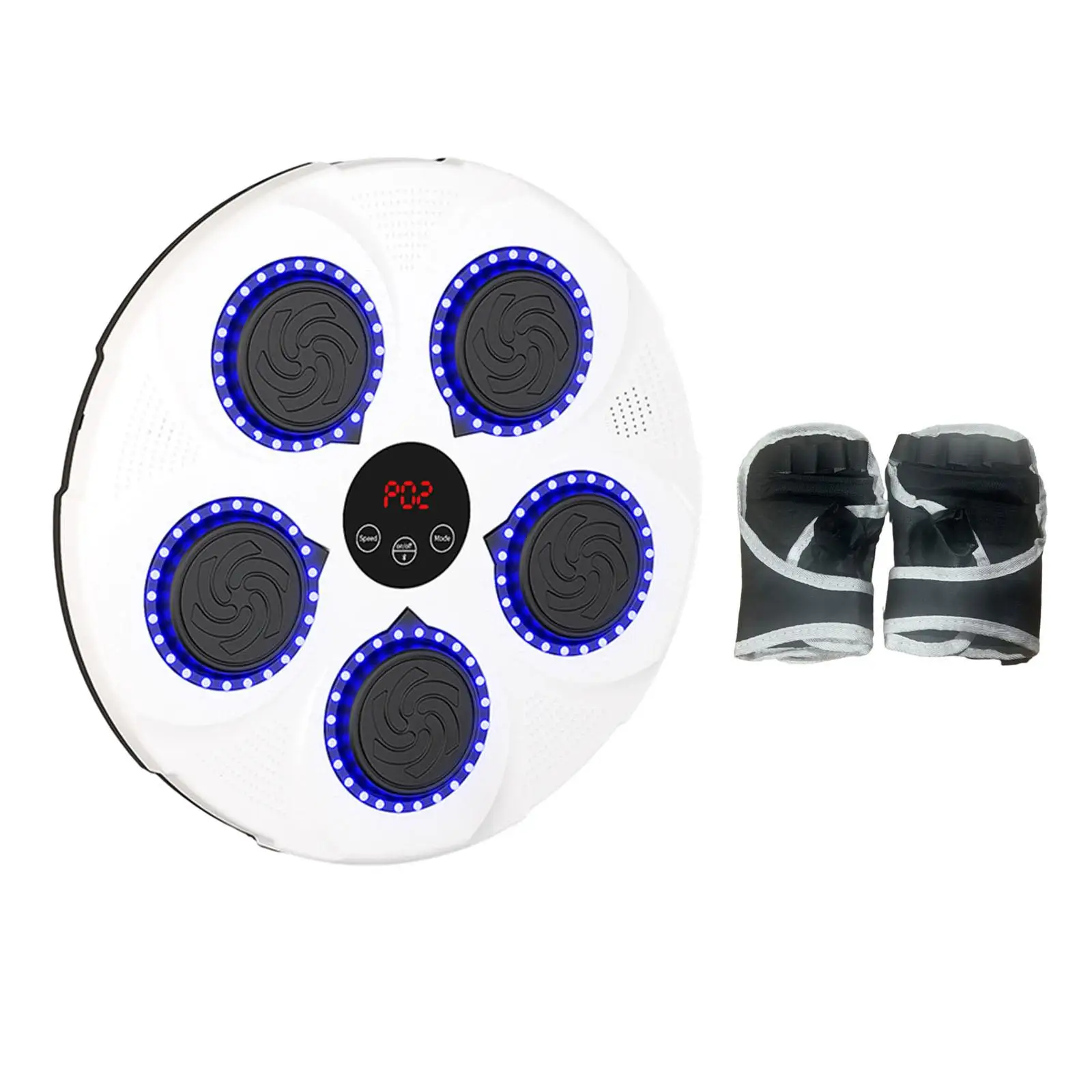 Music Boxing Machine Reaction Target Music Boxing Pads Electronic Wall Target Boxing Trainer for Practice Household Sports