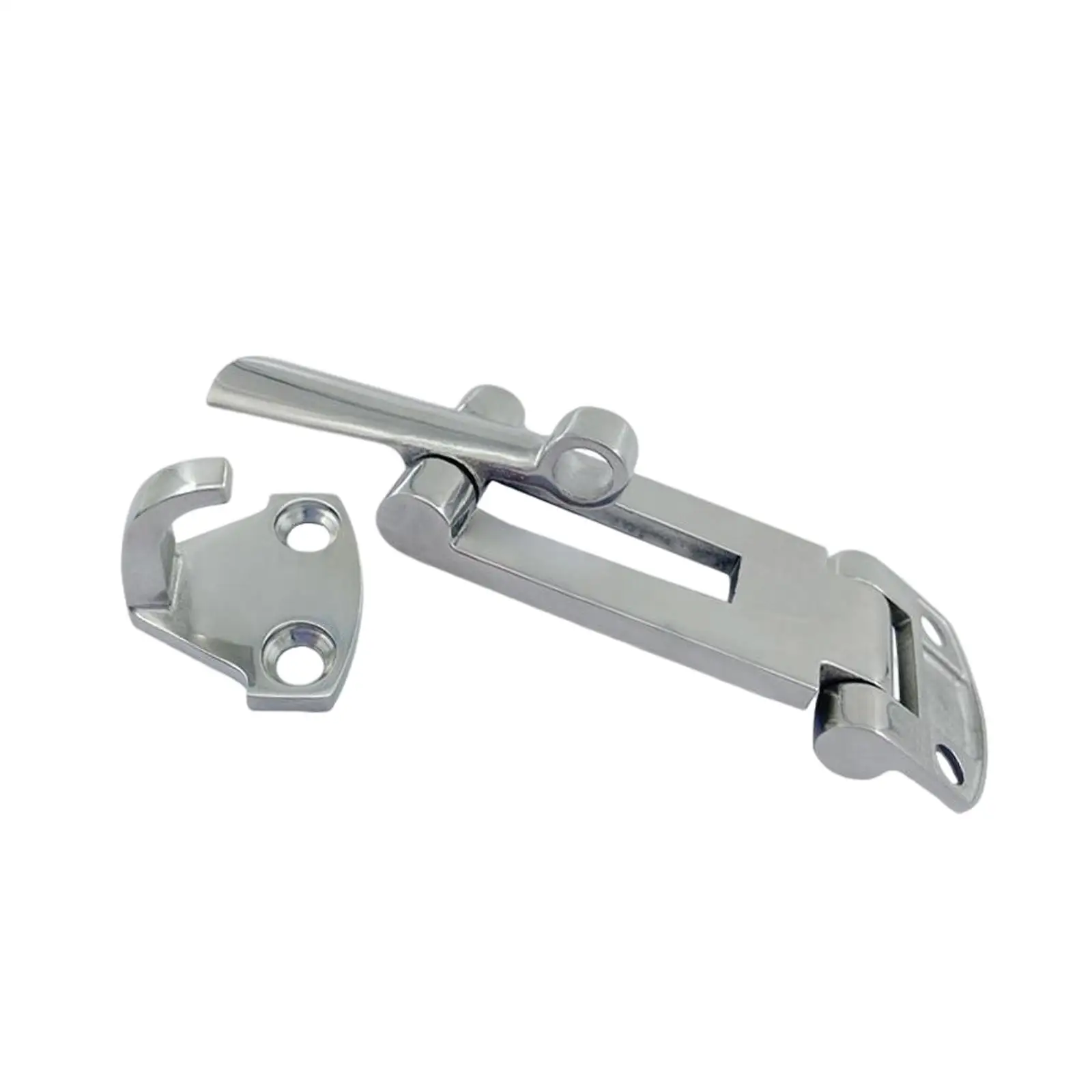 Locker Hatch Latch 316 Stainless Steel Anti Rattle Latch Fastener Clamp Bag Buckle Lockable Durable Professional Fit for Marine