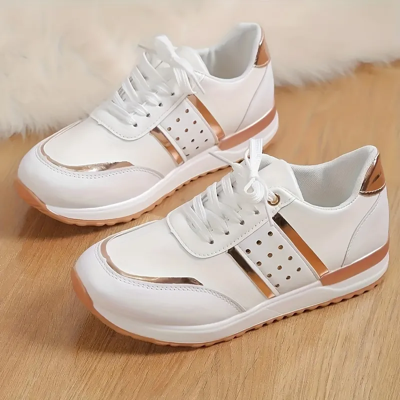 White Women Casual Low Sneakers sold by 100 Spartans