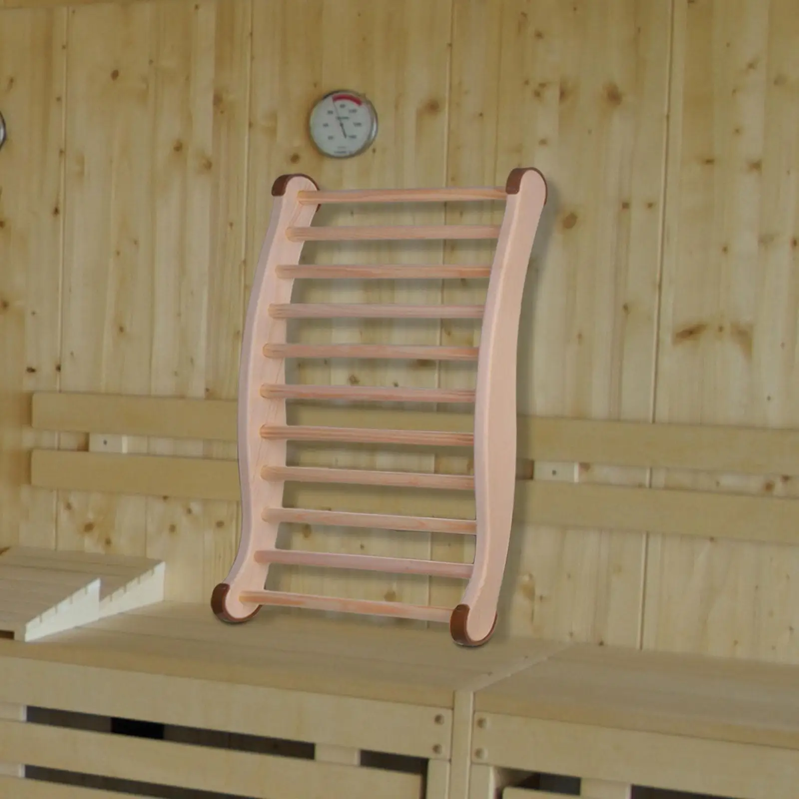 Sauna Backrest Curved Cushion Sauna Chair with Back Sauna Accessories