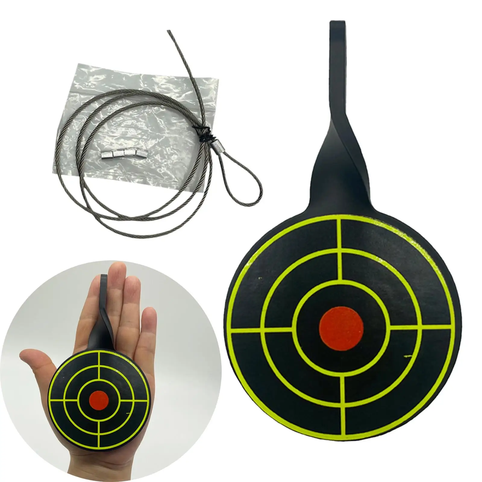 Diameter 8cm Shooting Target Stainless Steel Targets Hunting Catapult Paintball Archery Bow Training Target Hunting Tool Accs