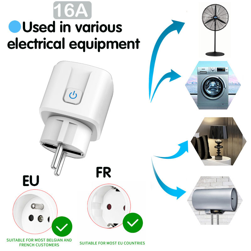 16a ue fr plug para casa aparelho fã luz