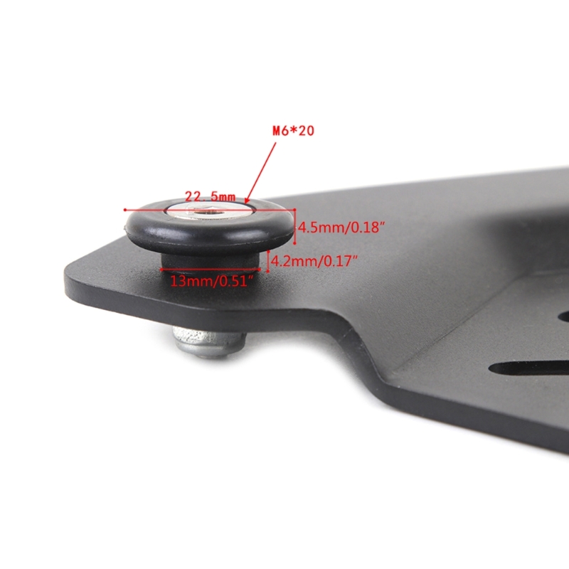 Verschleißfestes Kunststoffkissen für Motorrad-Heckgepäckkoffer, T/I-Form, 4 Stück – Detail 19