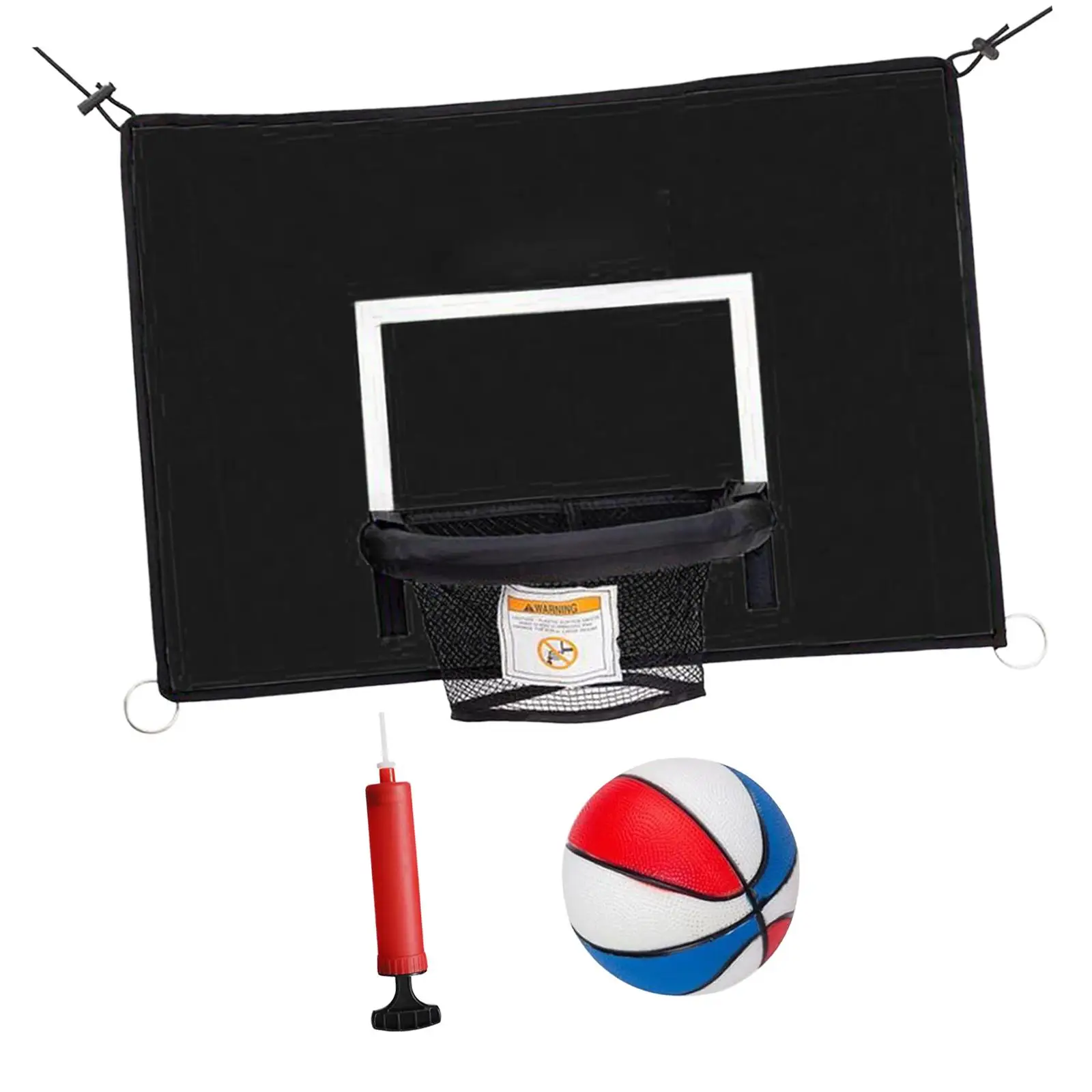 Mini Basketball Hoop for Trampoline Waterproof Backyard Basketball Goal Game