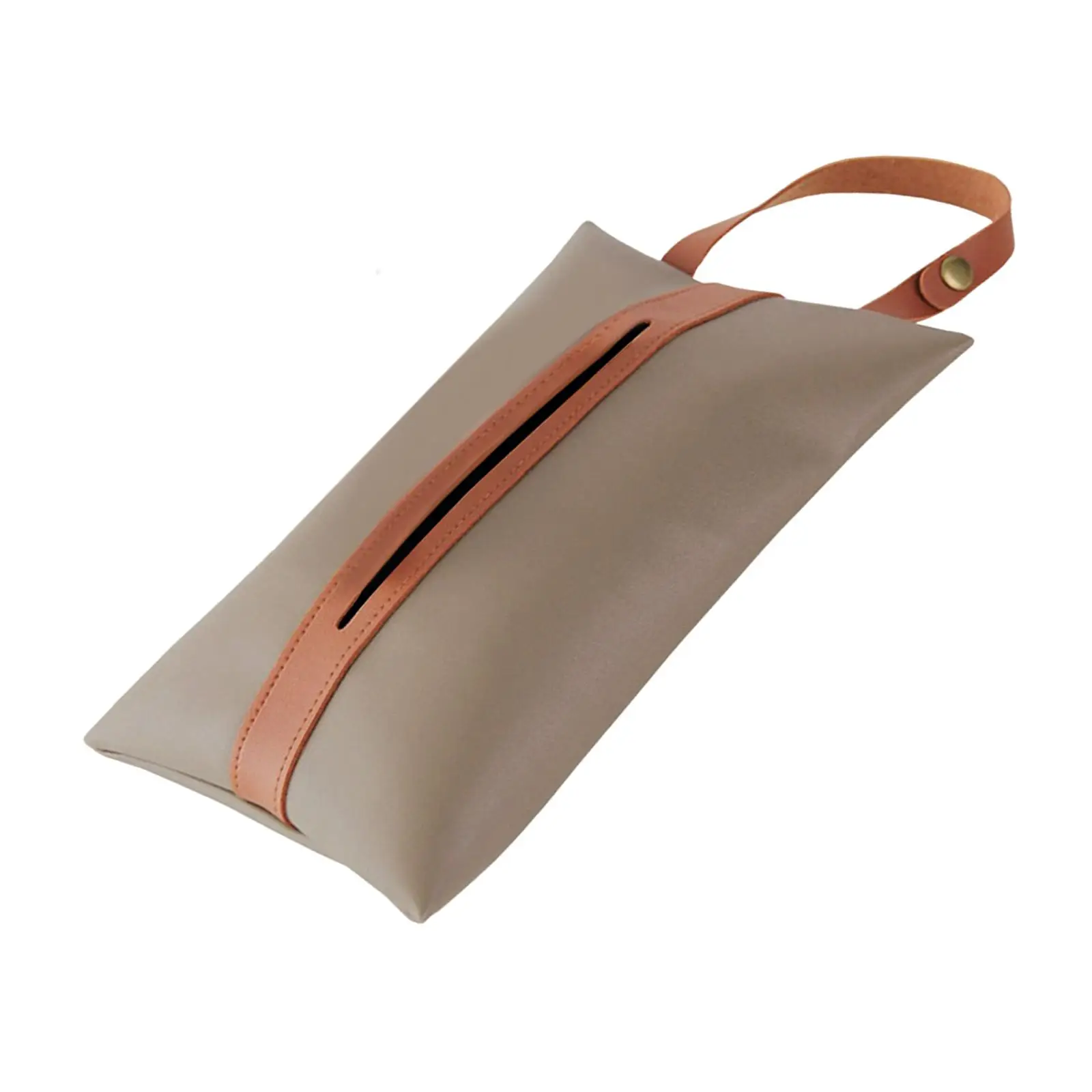 PU Leather paper Bag Holder Multifunctional Lightweight Table Decoration Concise tissue Box for Living Room Bathrooms