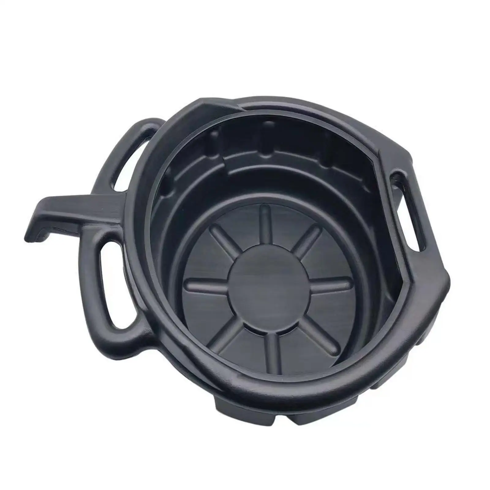 Oil Drain Can Leak Easy to Use PP Durable Garage Tool Fluted Collect Pan for Truck Car Fuel Fluid Garage Tool Garage